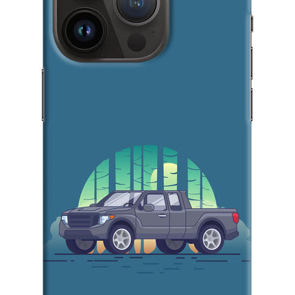 Retro Garage Vibe iPhone 14 Pro Hard Case Back Cover by Casekaro