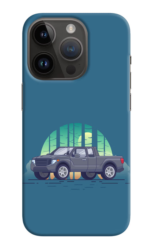 Retro Garage Vibe iPhone 14 Pro Hard Case Back Cover by Casekaro