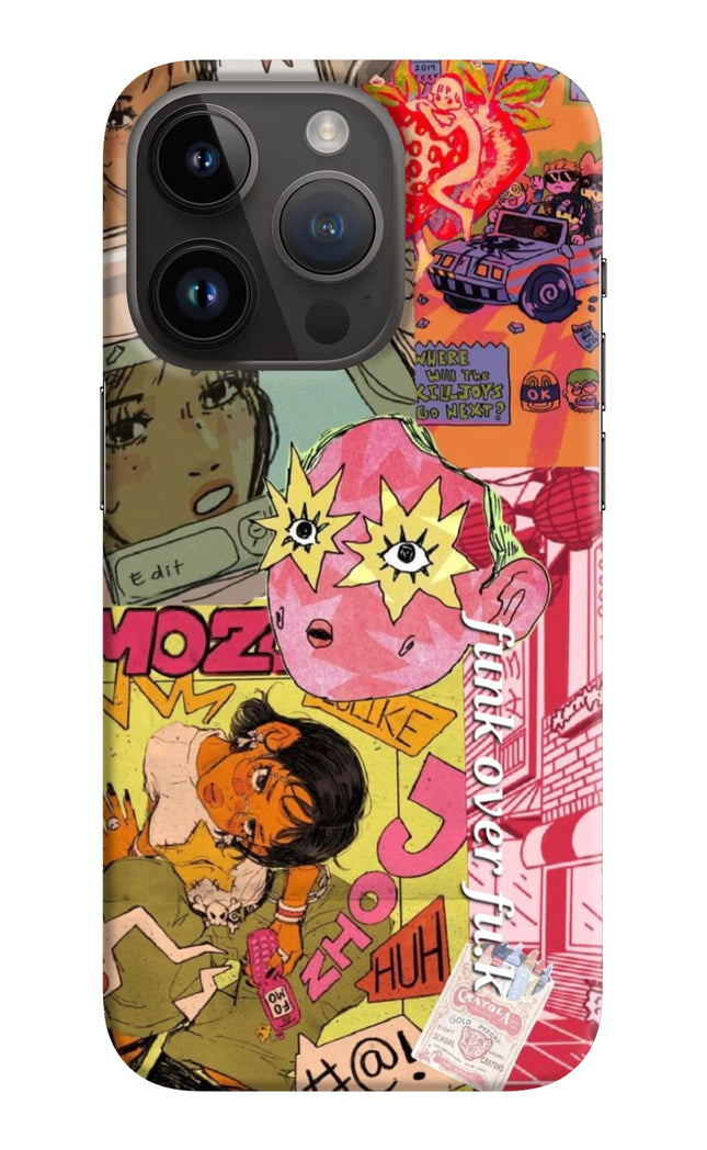 Funkover iPhone 14 Pro Hard Case Back Cover by Casekaro