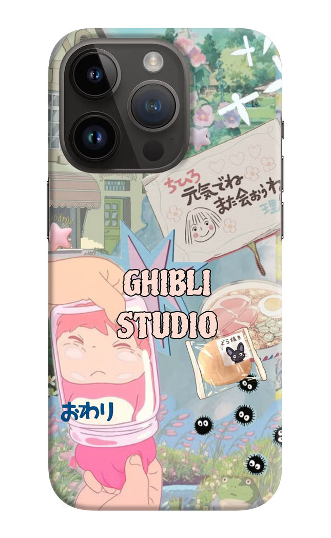 Studio Ghibli iPhone 14 Pro Hard Case Back Cover by Casekaro