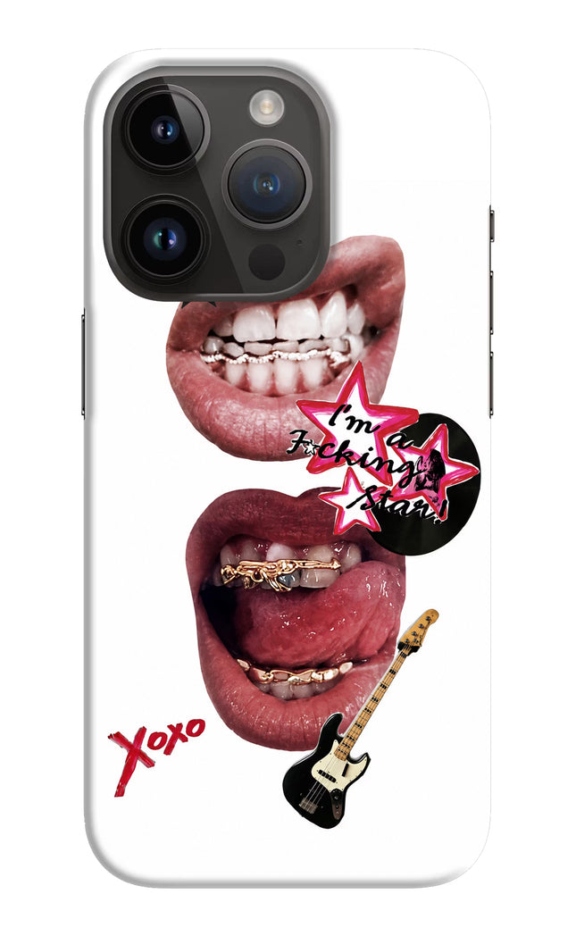 Rockstar iPhone 14 Pro Hard Case Back Cover by Casekaro