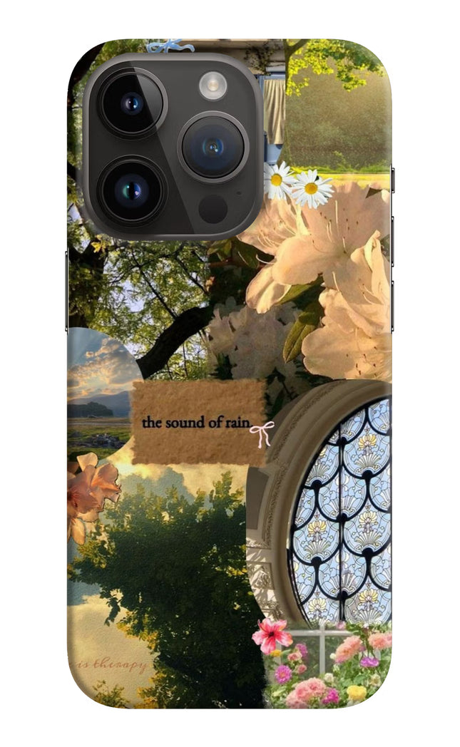 Rain iPhone 14 Pro Hard Case Back Cover by Casekaro