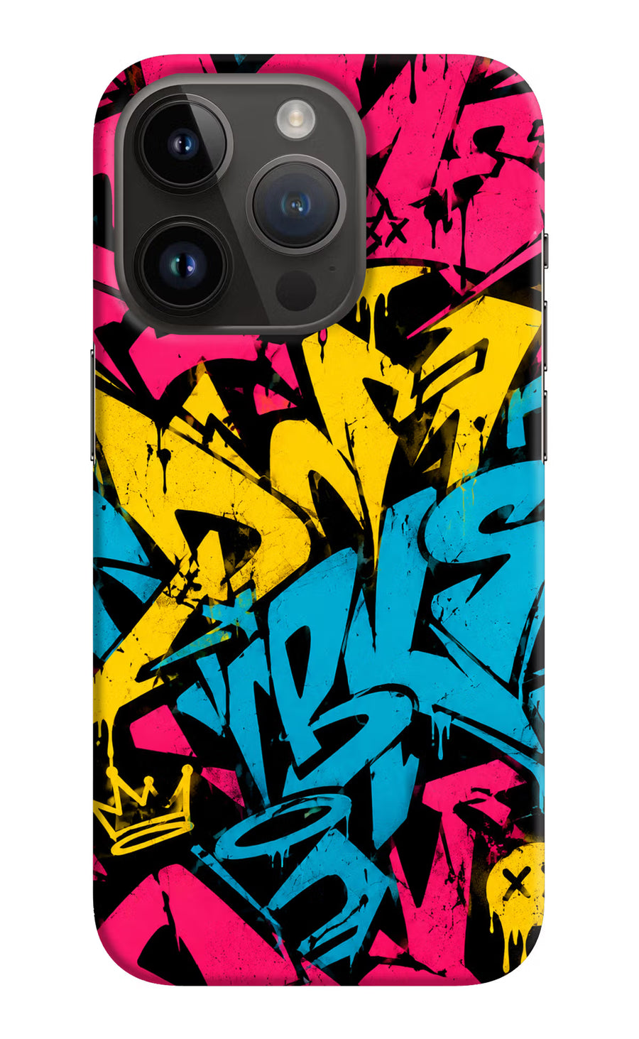 Graffiti Vibe iPhone 14 Pro Back Cover, Hard case