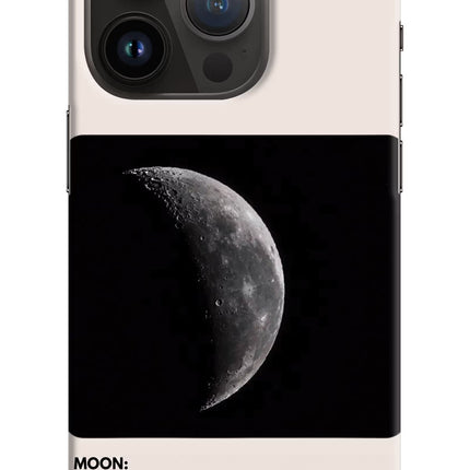 Moon Phase iPhone 14 Pro Hard Case Back Cover by Casekaro