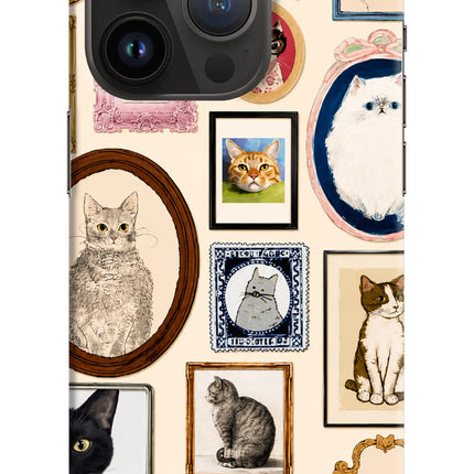Mirror Cats iPhone 14 Pro Hard Case Back Cover by Casekaro