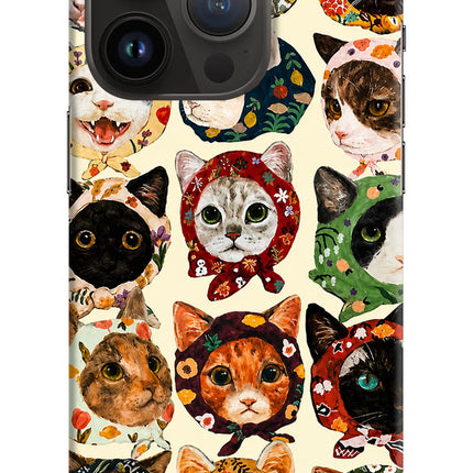 Cool Cat iPhone 14 Pro Hard Case Back Cover by Casekaro