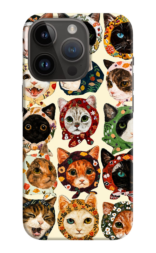 Cool Cat iPhone 14 Pro Hard Case Back Cover by Casekaro