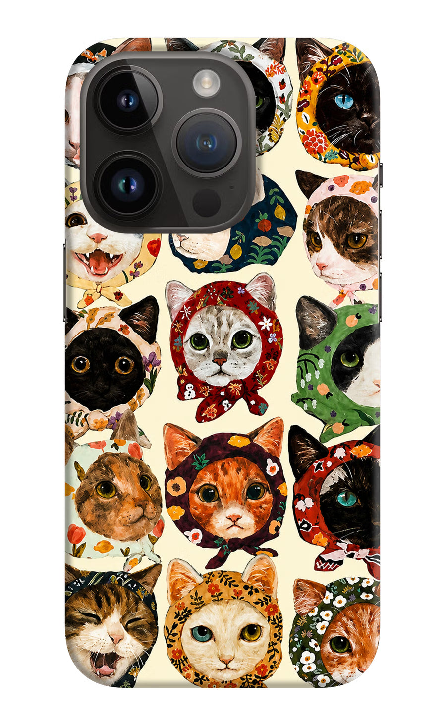 Cool Cat iPhone 14 Pro Back Cover, Hard case