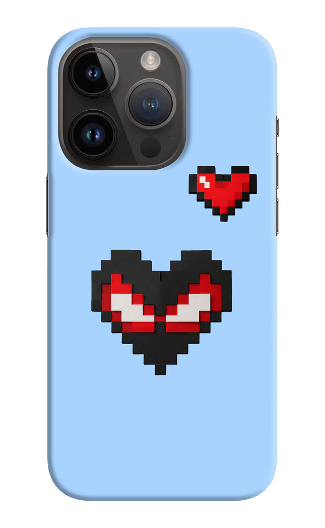 Peter Heart iPhone 14 Pro Hard Case Back Cover by Casekaro