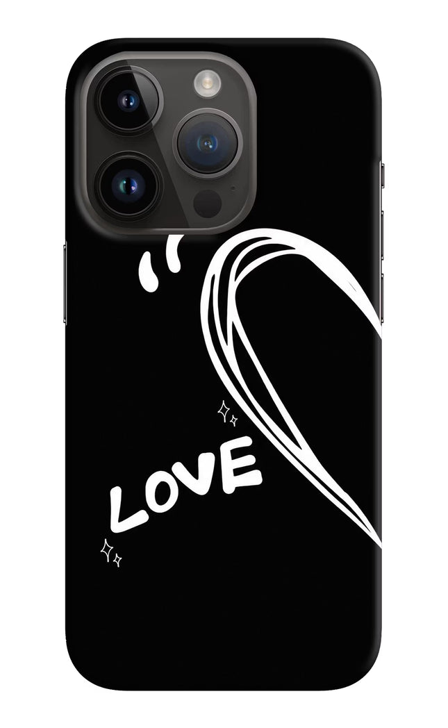 Love Line iPhone 14 Pro Hard Case Back Cover by Casekaro