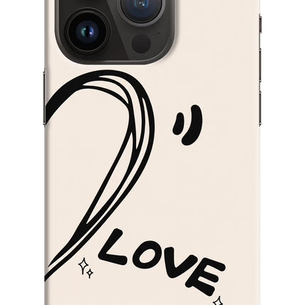 Soul Line iPhone 14 Pro Hard Case Back Cover by Casekaro