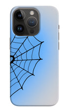 Blue Web iPhone 14 Pro Hard Case Back Cover by Casekaro