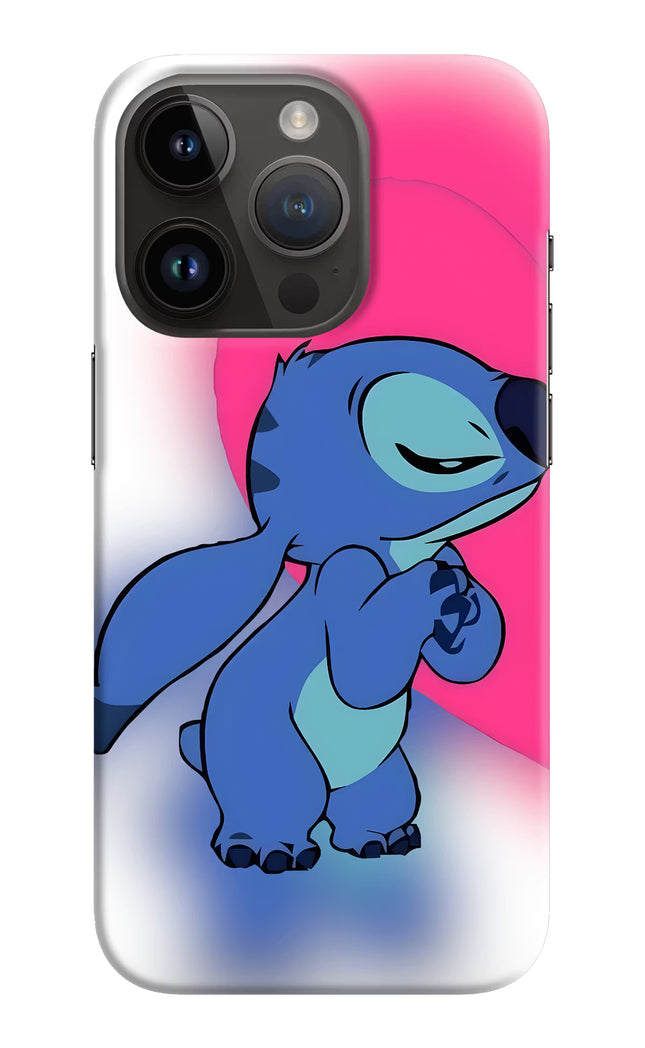 Stitch Hug iPhone 14 Pro Hard Case Back Cover by Casekaro