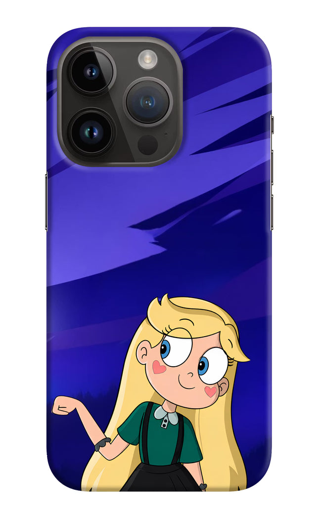 Star Glow iPhone 14 Pro Hard Case Back Cover by Casekaro