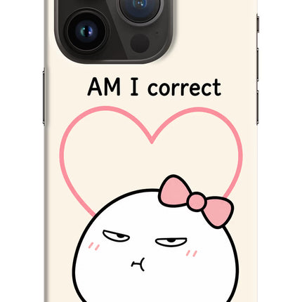 Always Right iPhone 14 Pro Hard Case Back Cover by Casekaro
