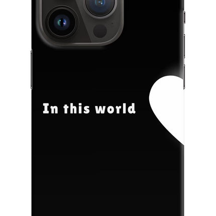 This World iPhone 14 Pro Hard Case Back Cover by Casekaro