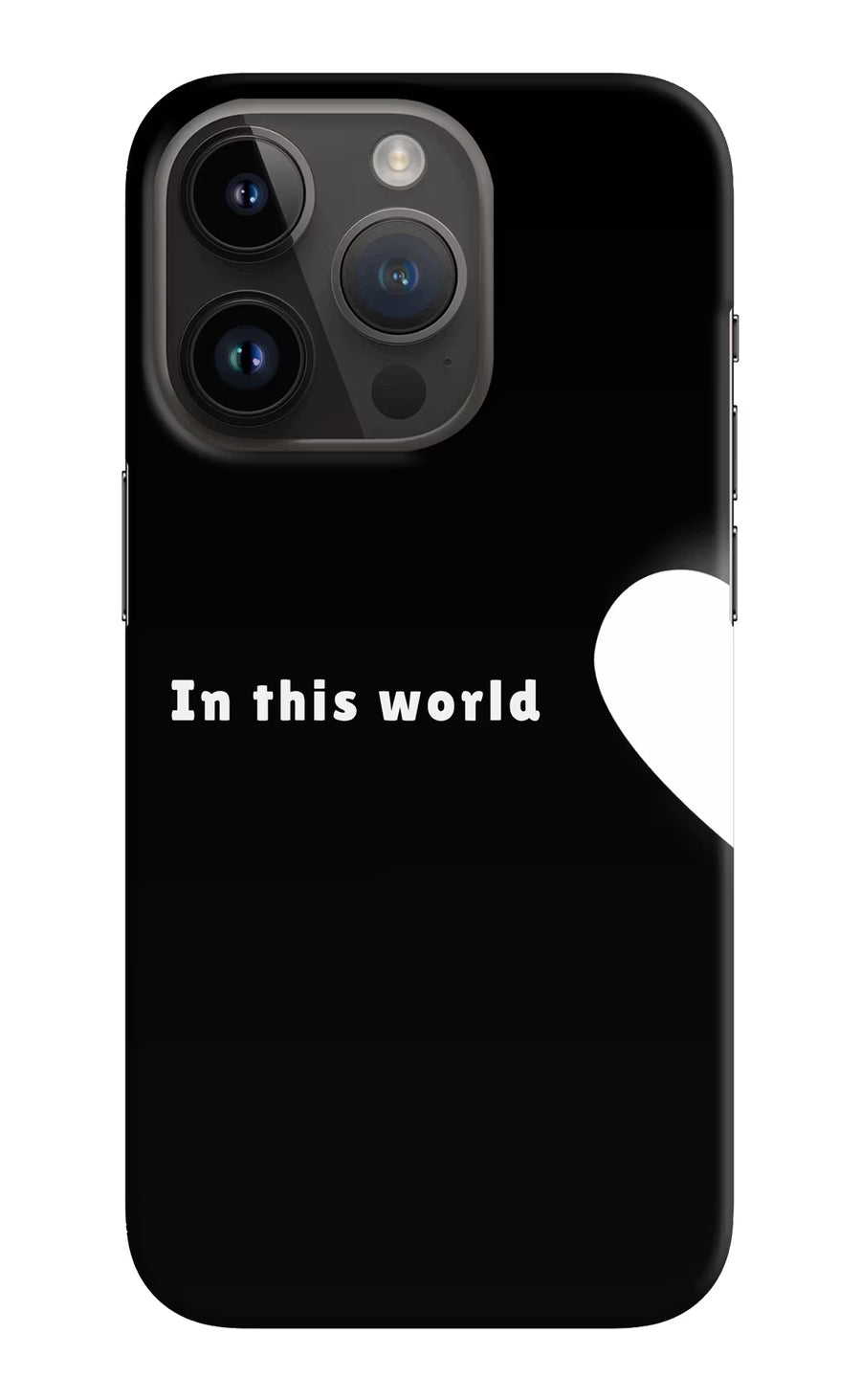 This World iPhone 14 Pro Back Cover, Hard case