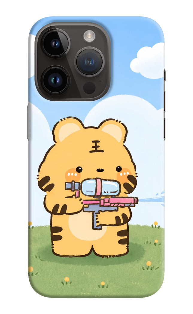 Tiger Treat iPhone 14 Pro Hard Case Back Cover by Casekaro