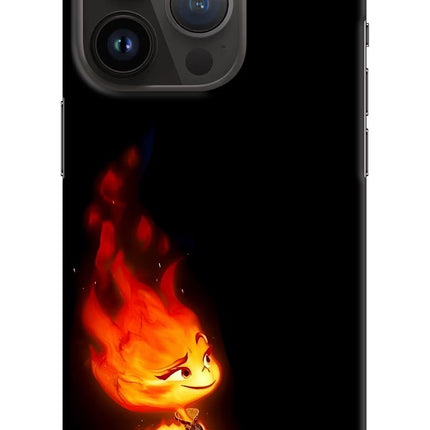 Ember Flame iPhone 14 Pro Hard Case Back Cover by Casekaro