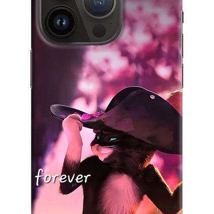 Forever Cat iPhone 14 Pro Hard Case Back Cover by Casekaro