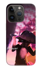 Forever Cat iPhone 14 Pro Hard Case Back Cover by Casekaro