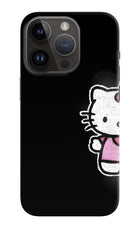 Kitty Charm iPhone 14 Pro Hard Case Back Cover by Casekaro