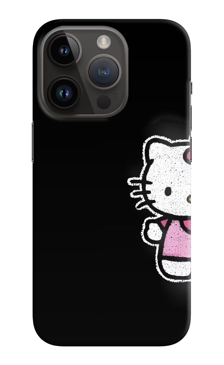 Kitty Charm iPhone 14 Pro Back Cover, Hard case