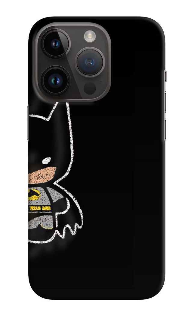 Bat Kitty iPhone 14 Pro Hard Case Back Cover by Casekaro