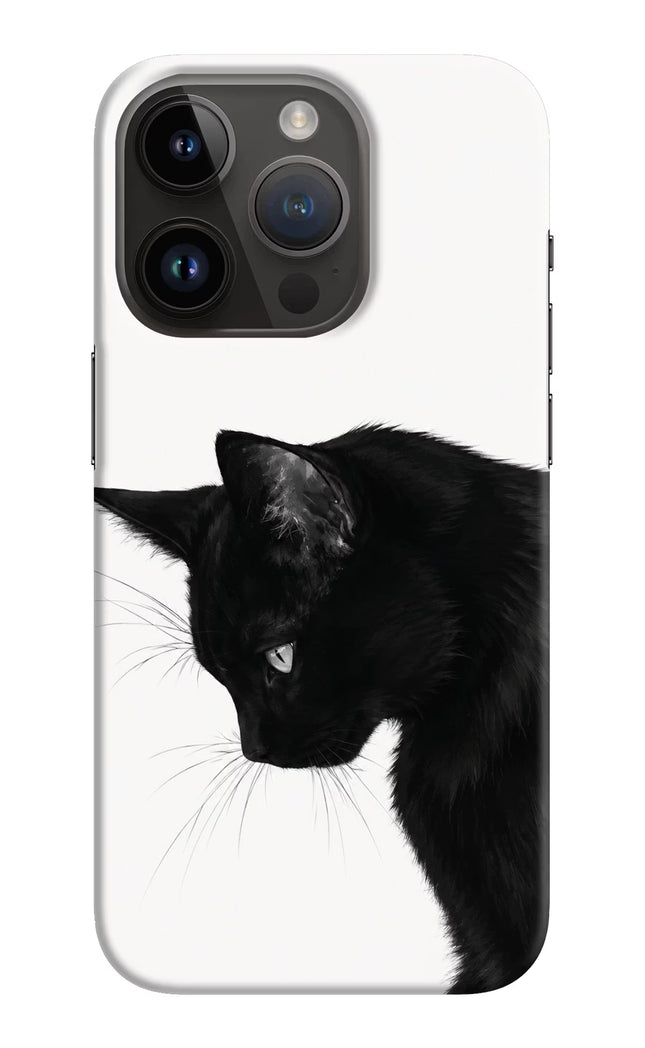 Shadow Gaze iPhone 14 Pro Hard Case Back Cover by Casekaro