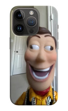 Side Eye Woody iPhone 14 Pro Hard Case Back Cover by Casekaro