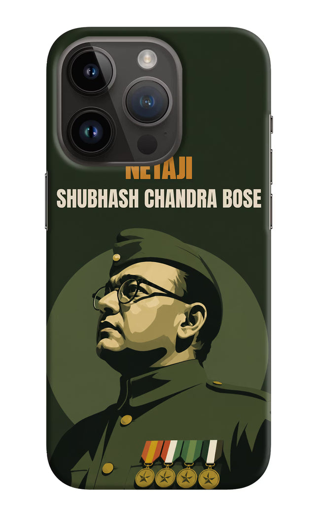 Netaji Legacy iPhone 14 Pro Back Cover