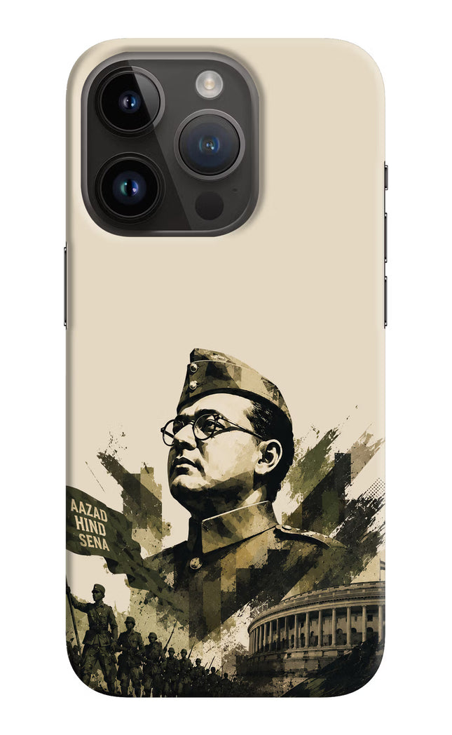 Netaji Rising iPhone 14 Pro Back Cover