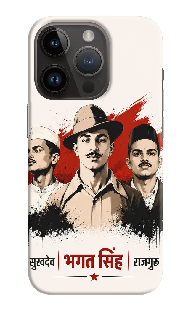 Sardar Patel Iron Will iPhone 14 Pro Back Cover