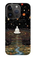 Space Monk iPhone 14 Pro Back Cover
