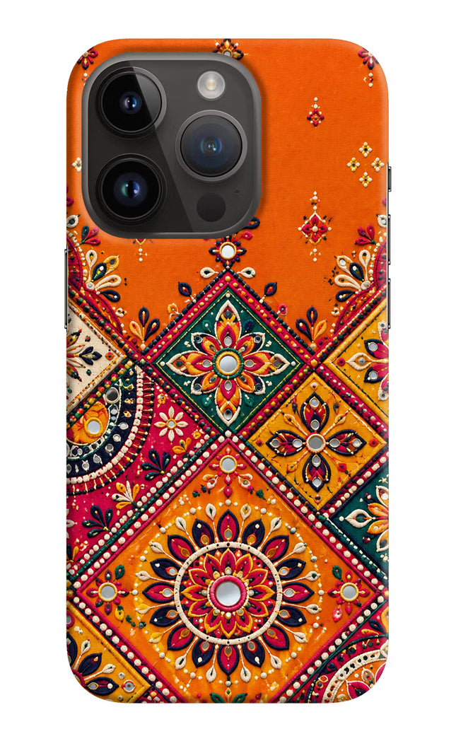 Kutch Glow iPhone 14 Pro Hard Case Back Cover by Casekaro