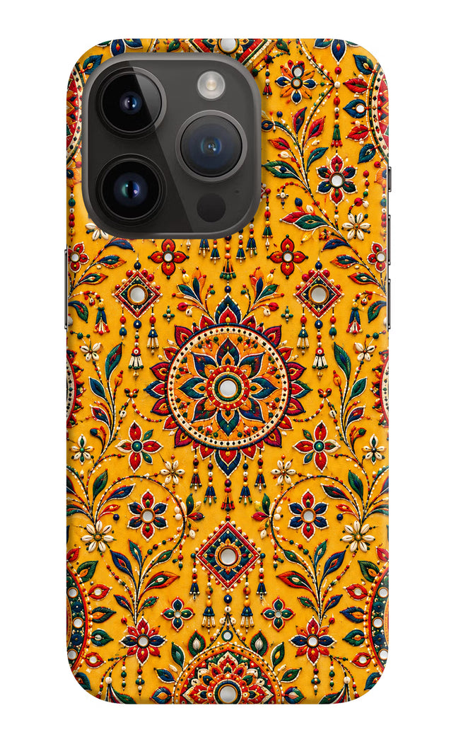 Sunlit Aura iPhone 14 Pro Hard Case Back Cover by Casekaro
