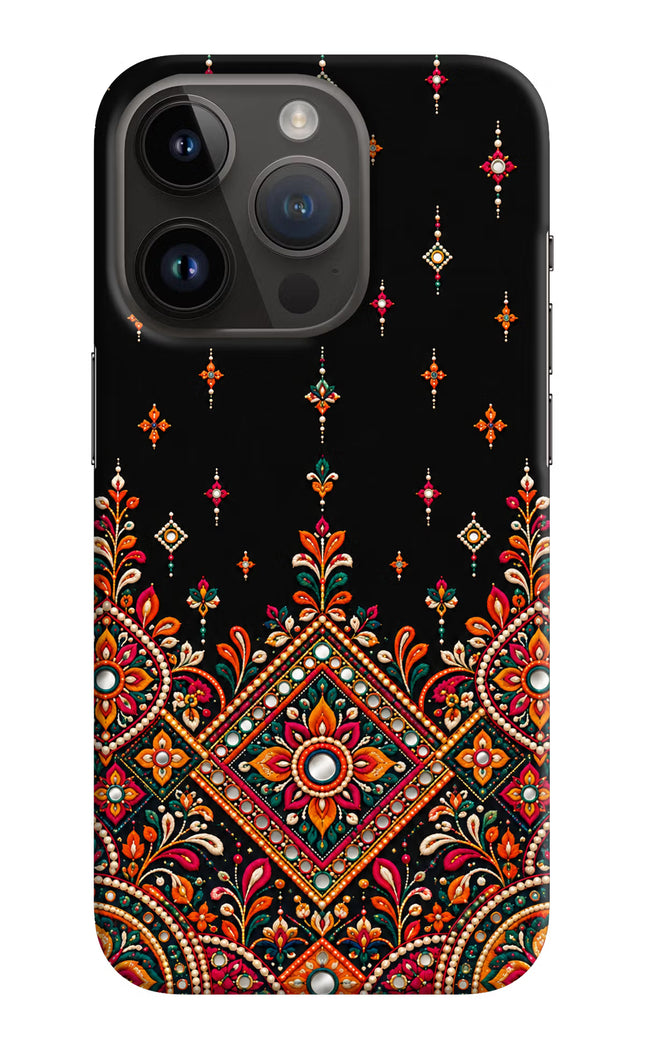Noir Mehfil iPhone 14 Pro Hard Case Back Cover by Casekaro