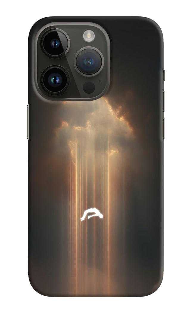 Heavenly Beam iPhone 14 Pro Hard Case Back Cover by Casekaro