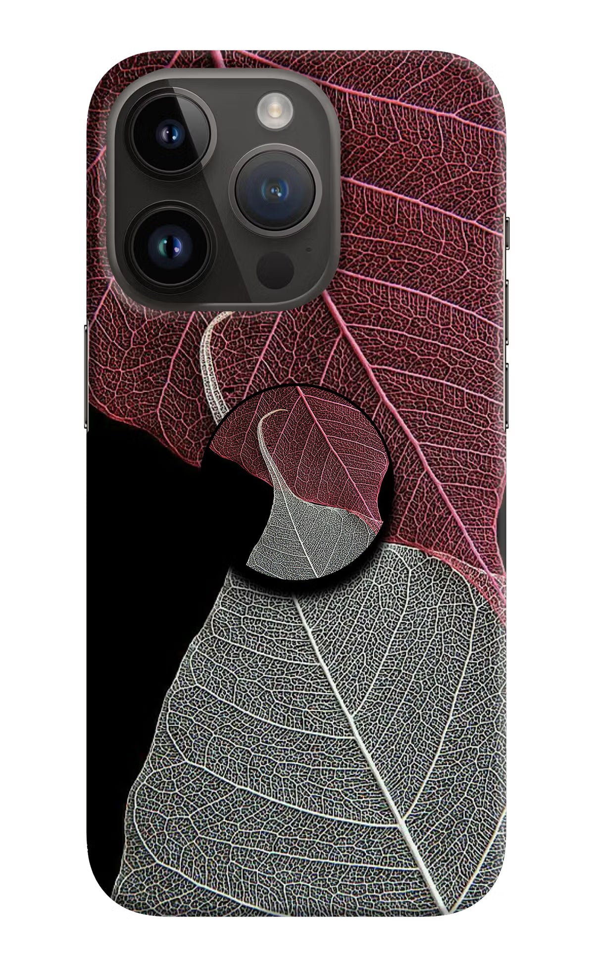 Leaf Pattern iPhone 14 Pro Pop Case by Casekaro