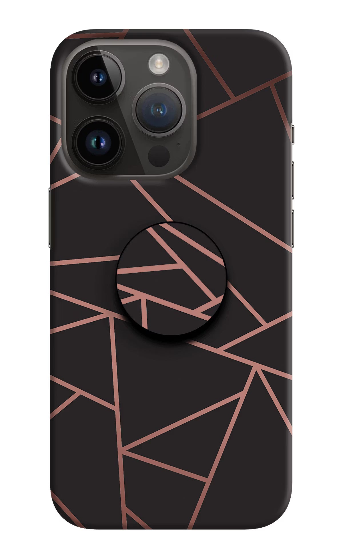 Geometric Pattern iPhone 14 Pro Pop Case by Casekaro