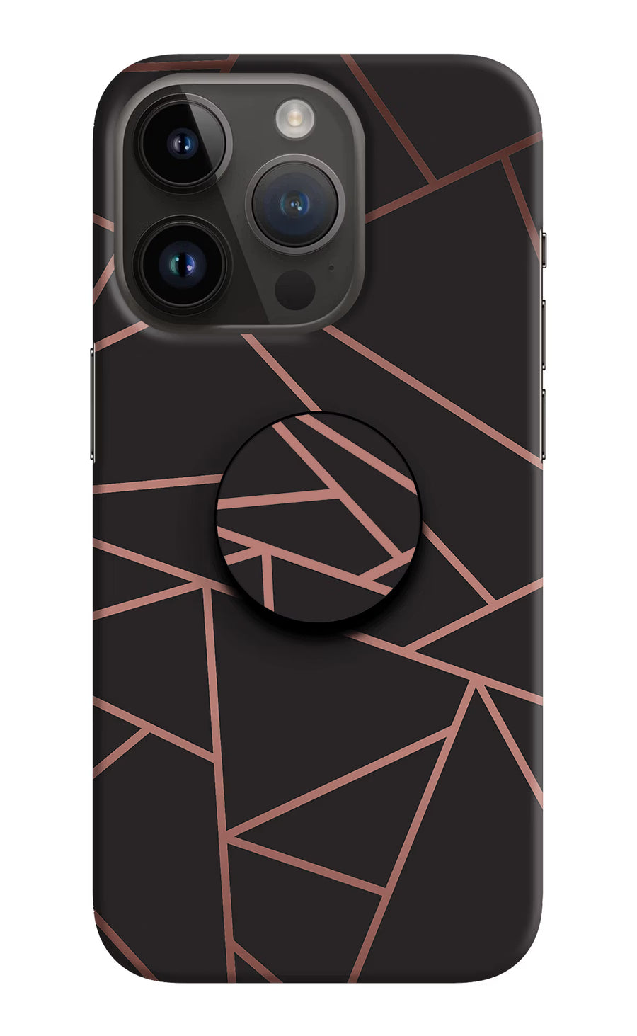 Geometric Pattern iPhone 14 Pro Pop Case, Hard case