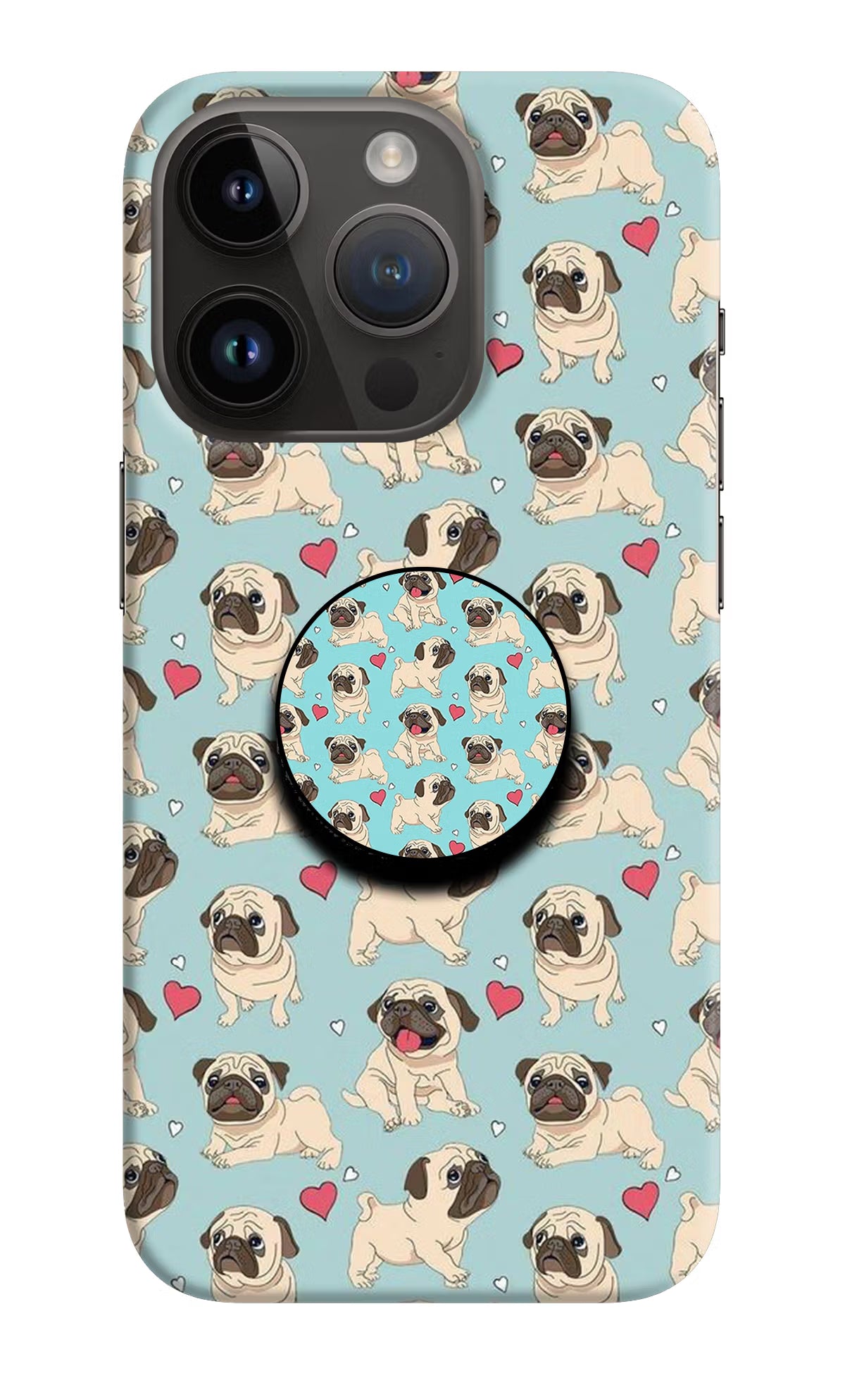 Pug Dog iPhone 14 Pro Pop Case by Casekaro