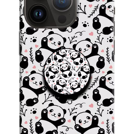 Cute Panda iPhone 14 Pro Pop Case by Casekaro