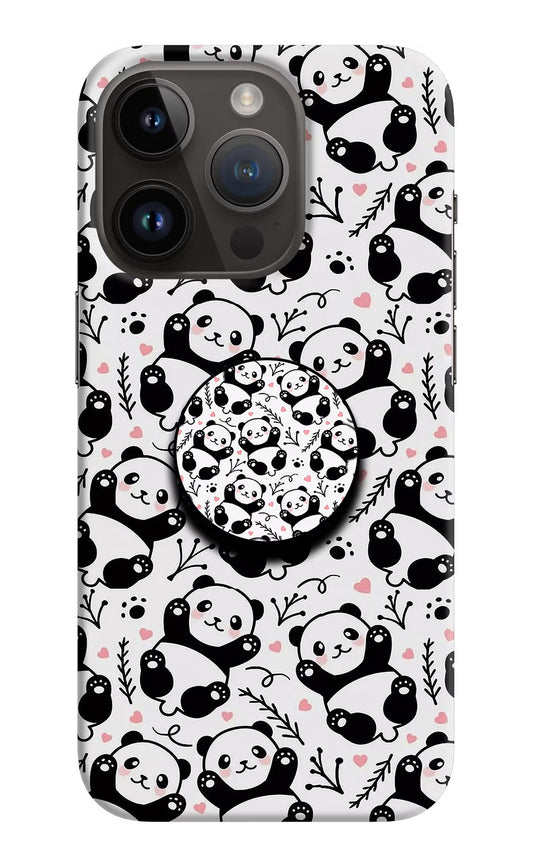 Cute Panda iPhone 14 Pro Pop Case by Casekaro
