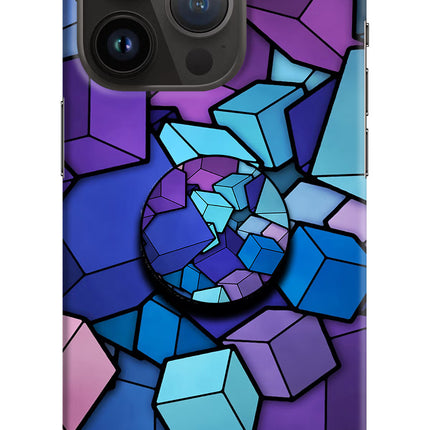 Cubic Abstract iPhone 14 Pro Pop Case by Casekaro