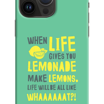 Quote iPhone 14 Pro Max Hard Case Back Cover by Casekaro