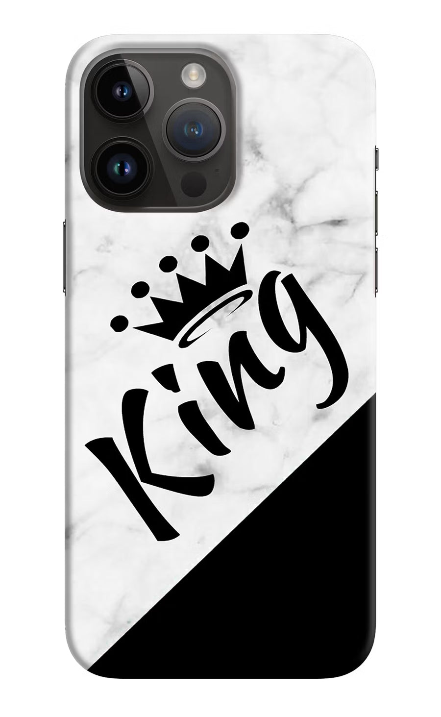 King iPhone 14 Pro Max Back Cover, Hard case