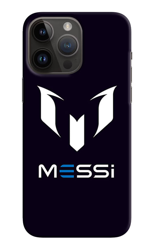 Messi Logo iPhone 14 Pro Max Hard Case Back Cover by Casekaro