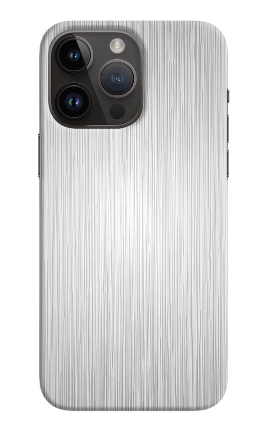 Wooden Grey Texture iPhone 14 Pro Max Hard Case Back Cover by Casekaro