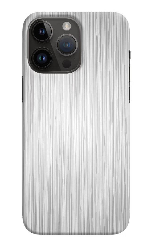 Wooden Grey Texture iPhone 14 Pro Max Hard Case Back Cover by Casekaro